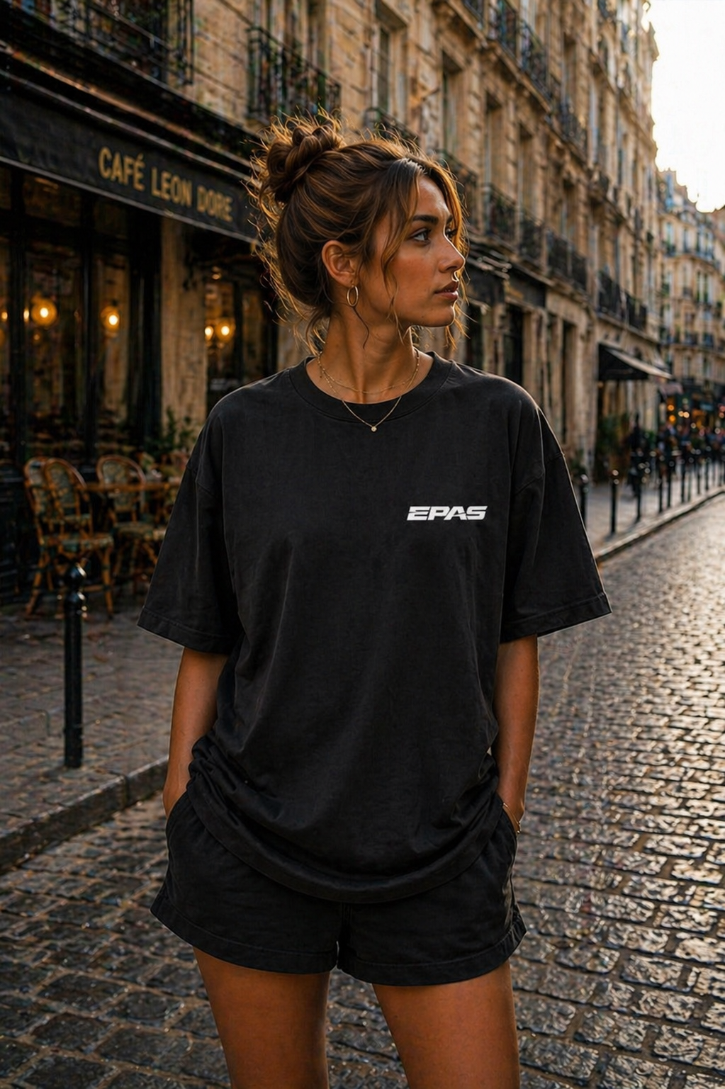 Oversized Tee — Neon Drip Smiley Graphic Tee