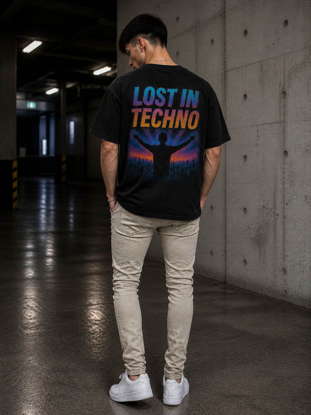 Unisex Rave Tee for Music Lovers, Oversized Graphic T-Shirt, Festival Wear, Streetwear, Techno Lover Gift