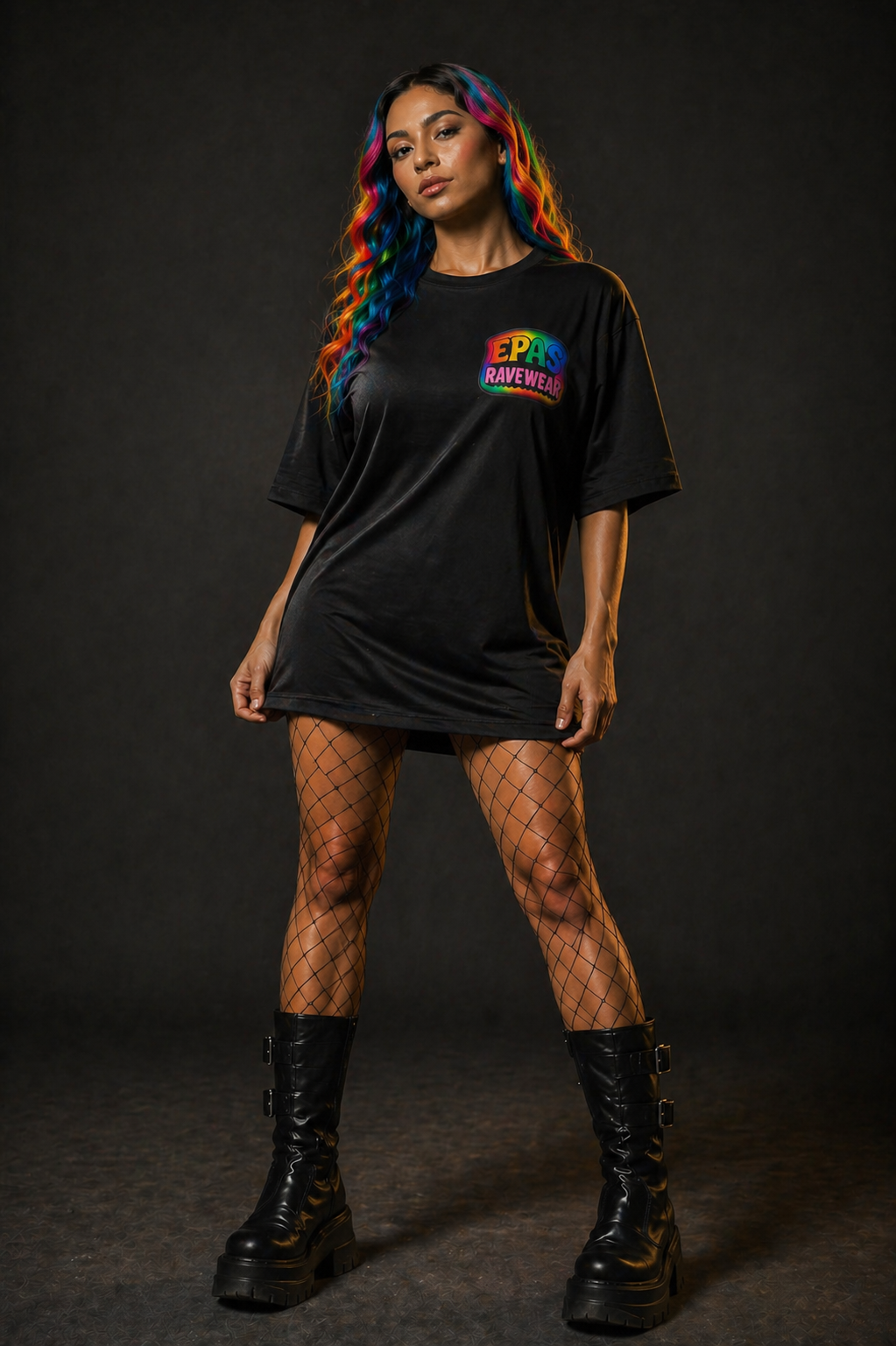Colorful Unisex Rave Tee, Festival Wear, Techno Party Shirt, Groovy Vibes Tee, Psychedelic Graphic Tee
