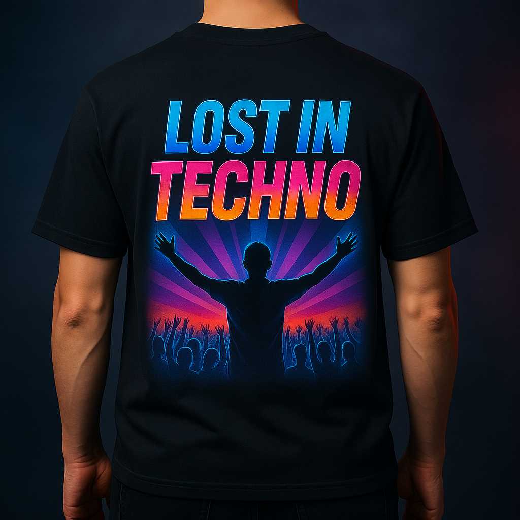 Unisex Rave Tee for Music Lovers, Oversized Graphic T-Shirt, Festival Wear, Streetwear, Techno Lover Gift