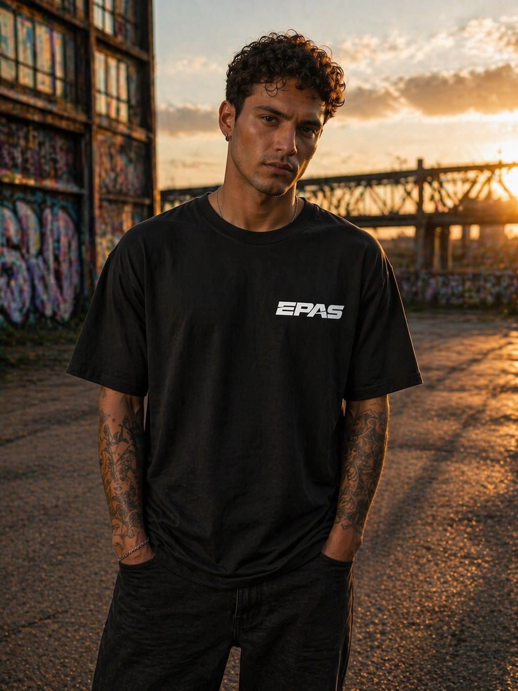 Oversized Tee — "We Are Not Your Content" Social Justice Graphic Shirt