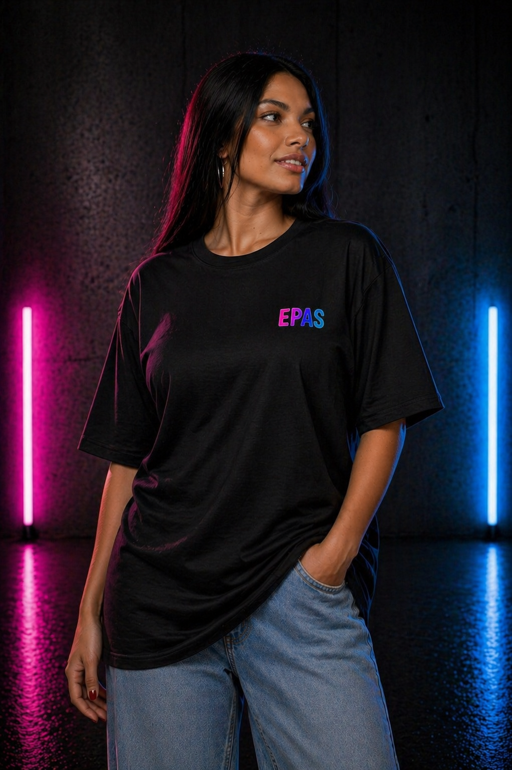 Techno Is The Answer Tee - EPAS Ravewear Oversized T-Shirt