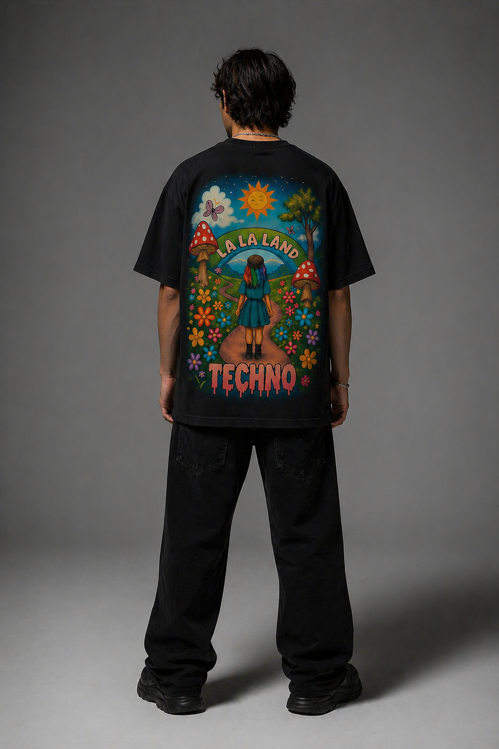 Colorful Unisex Rave Tee, Festival Wear, Techno Party Shirt, Groovy Vibes Tee, Psychedelic Graphic Tee