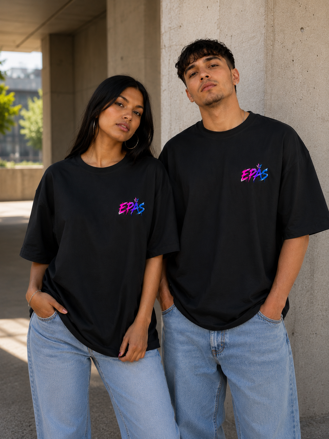 Techno Teddy Oversized Tee