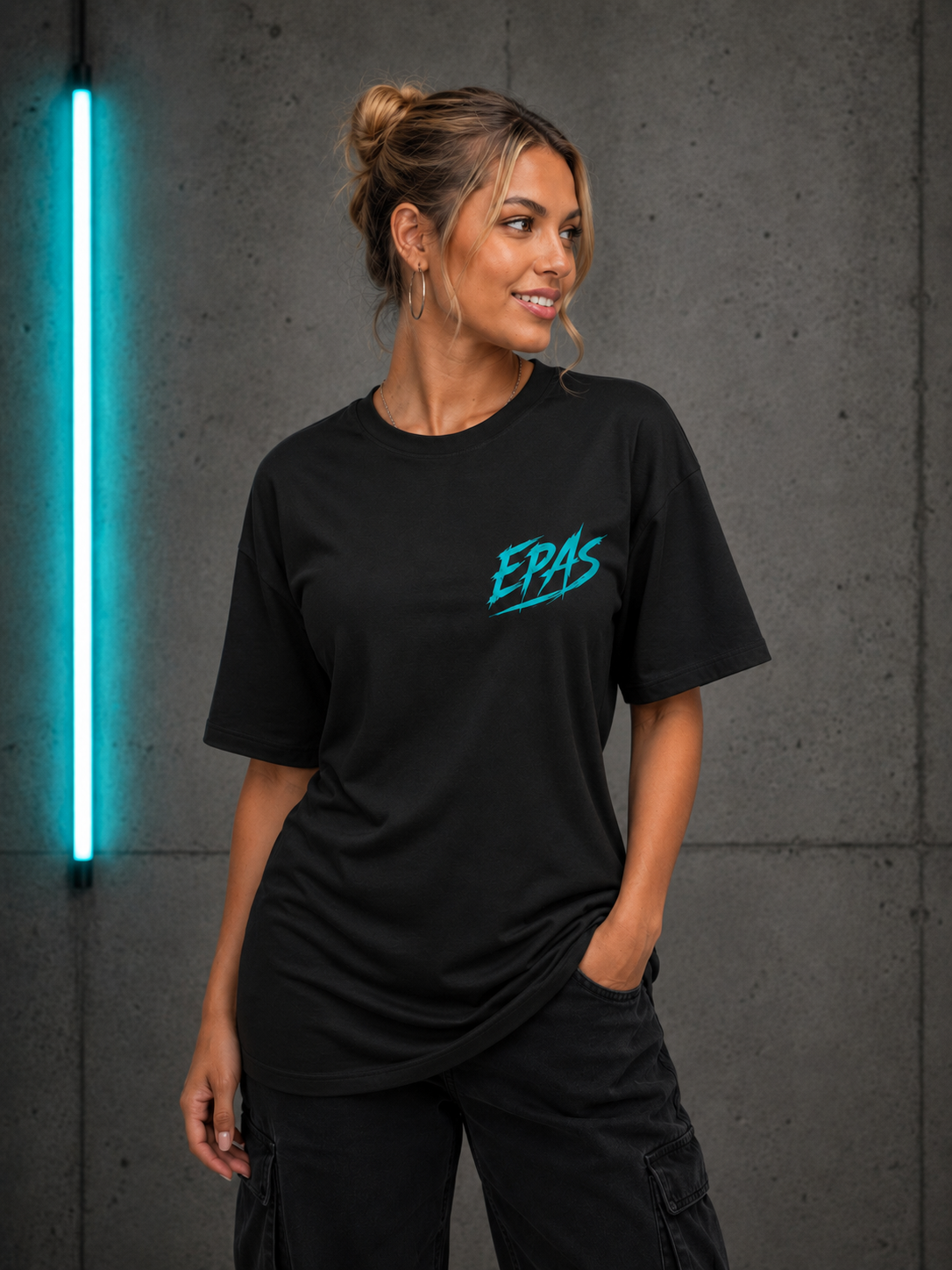 Tee — "Tanz aus der Reihe" Oversized Graphic Tee (German Statement)