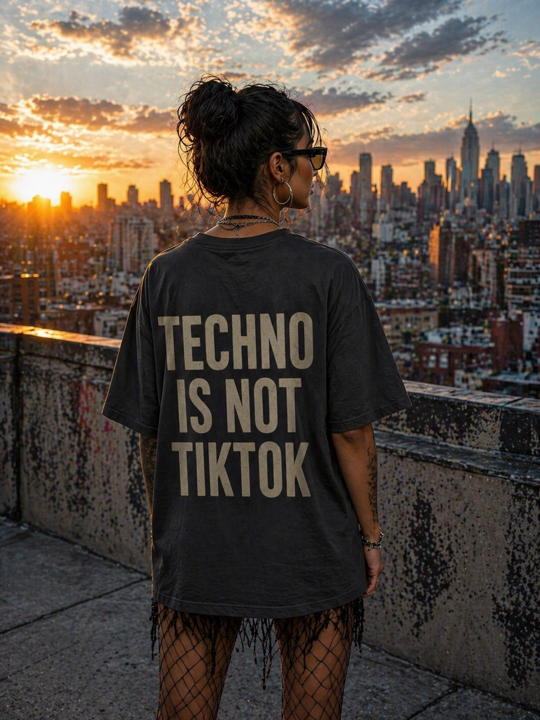 Techno Is Not TikTok Tee