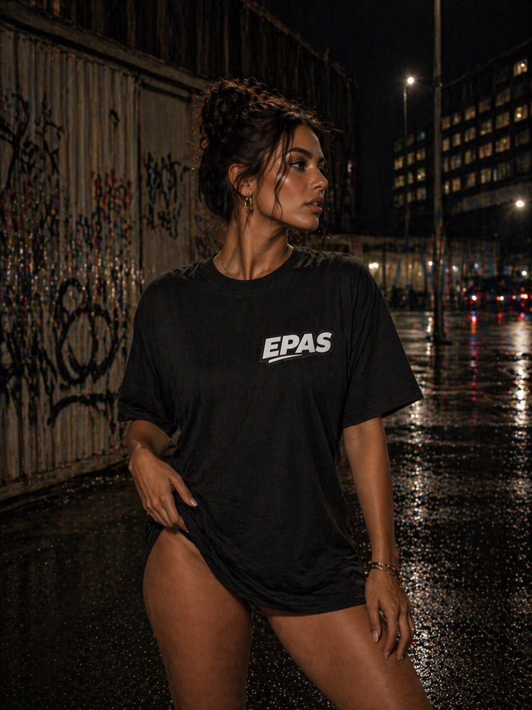 Graphic Tee — “Fuck Normal People” Middle Finger Punk Statement Shirt
