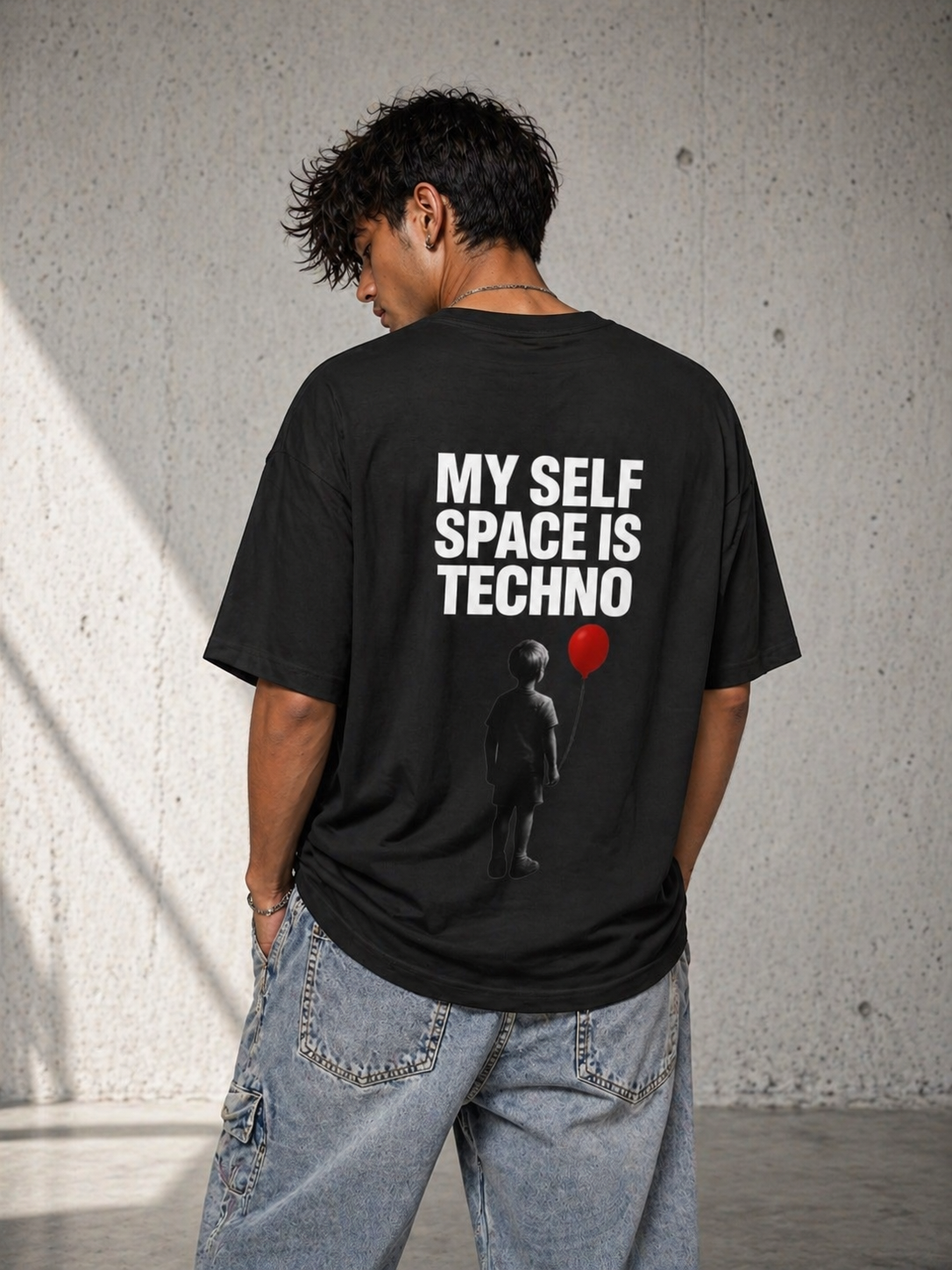 Unisex Techno Rave Tee | Oversized Shirt for Festival Vibes, Streetwear, Gift for Music Lovers, Casual Summer Top, Unique Artwear
