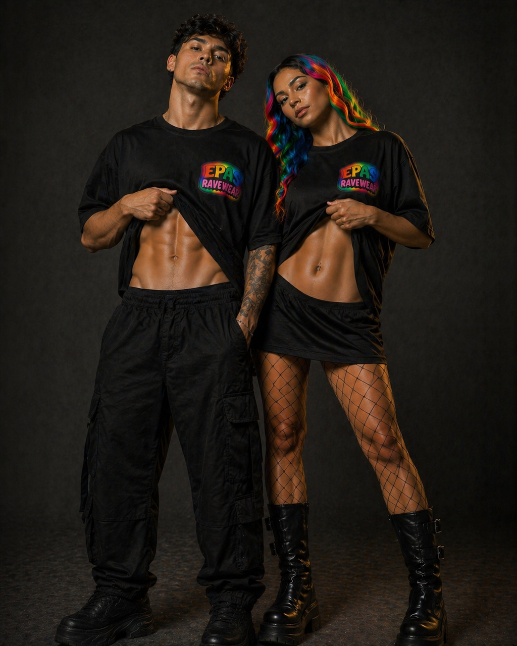 Colorful Unisex Rave Tee, Festival Wear, Techno Party Shirt, Groovy Vibes Tee, Psychedelic Graphic Tee