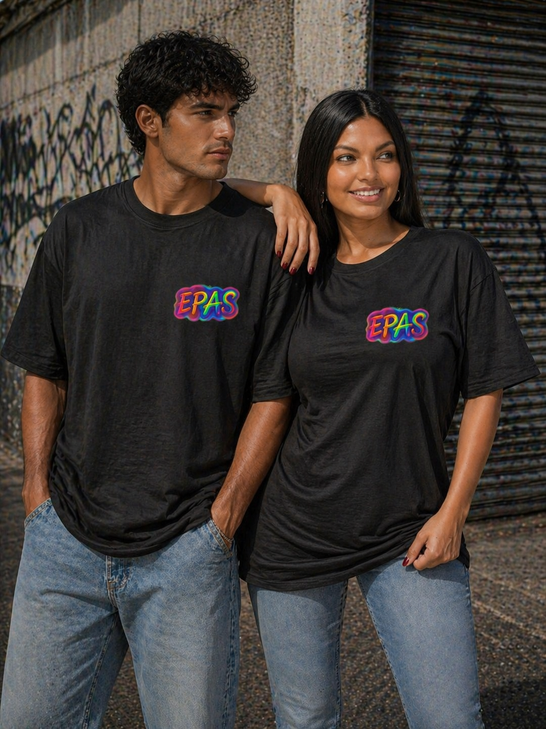 Psychedelic "Time to Lose Control" Graphic Tee